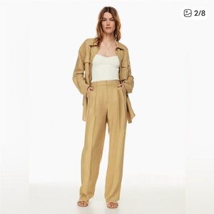 Aritzia Wilfred Effortless Linen Pants